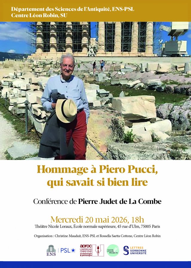 Conférence de Pierre Judet de La Combe