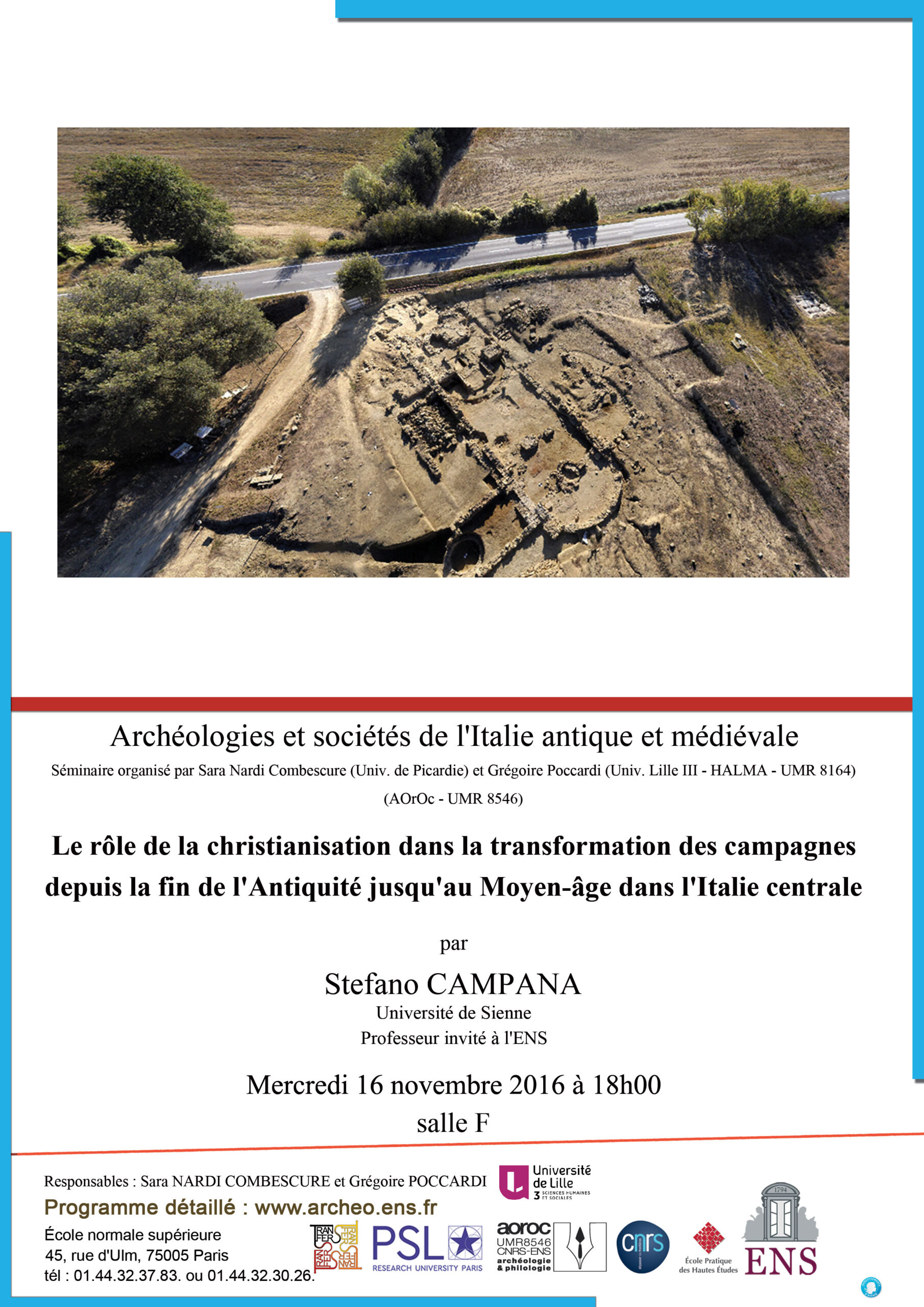 Séminaire S. Campana mercredi 16 novembre 2016