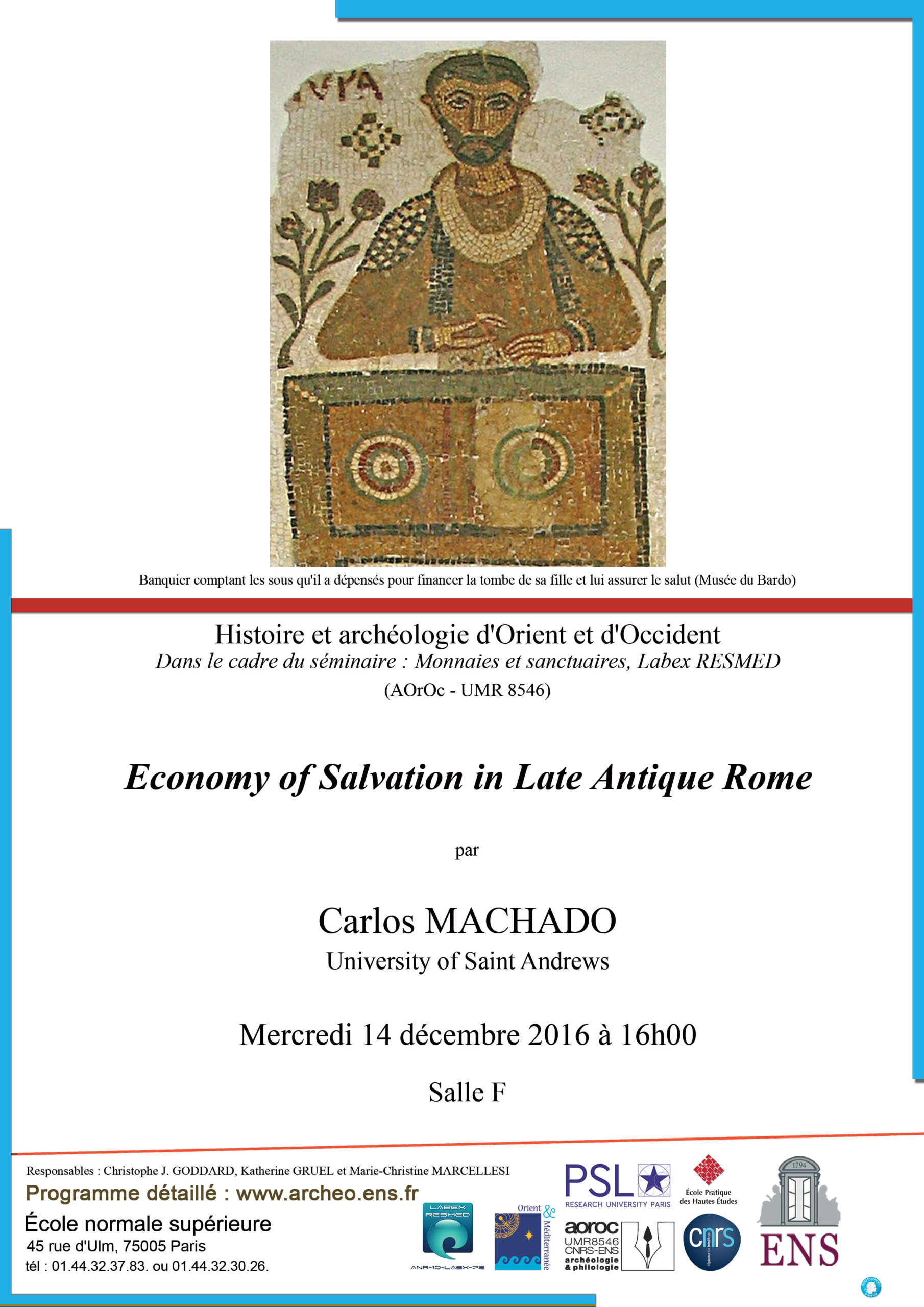 Conférence C. Machado 14 décembre 2016