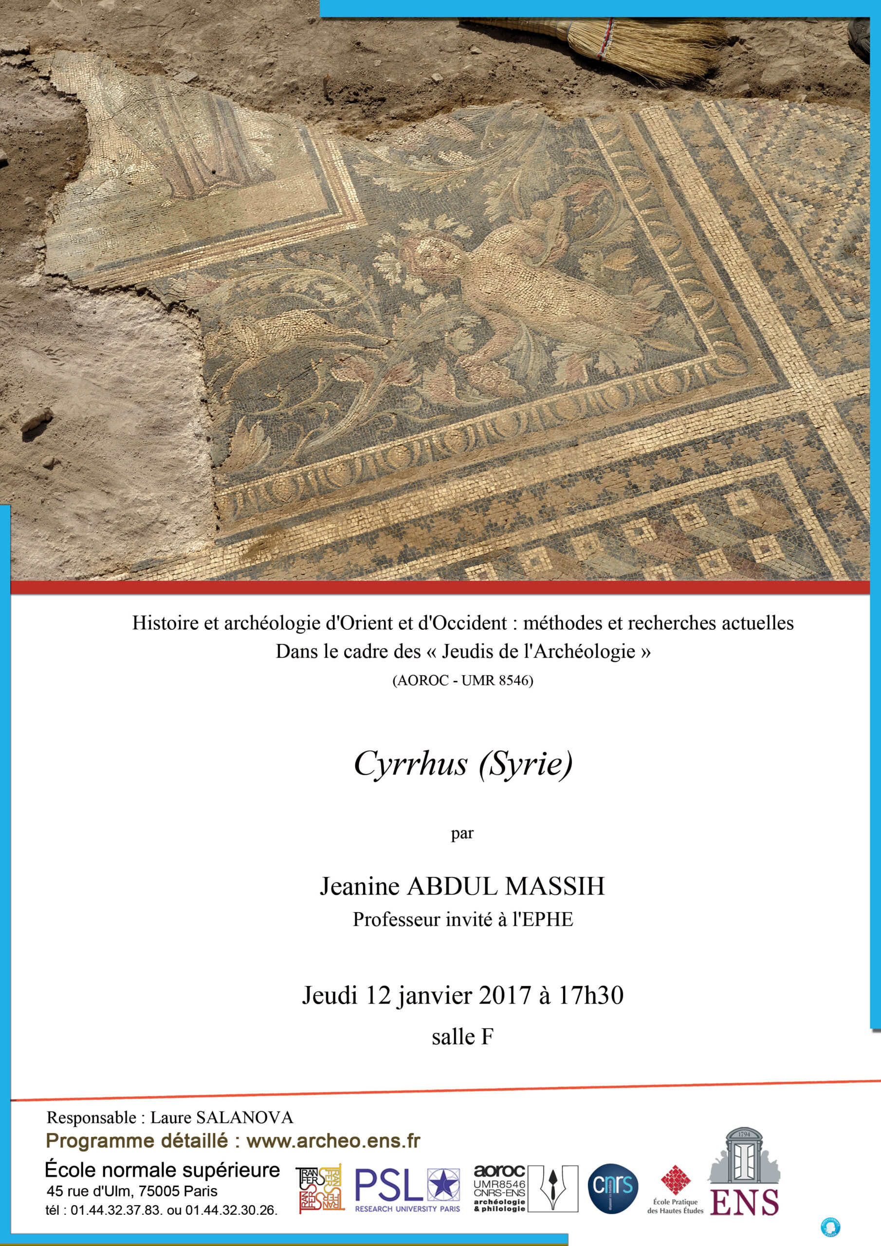 Conférence Mme A. Massih 12 01-2017
