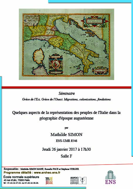 Séminaire Mathilde Simon 26 janvier 2017