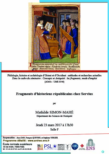 Conférence Mathilde Simon-Mahé jeudi 23 mars 2017