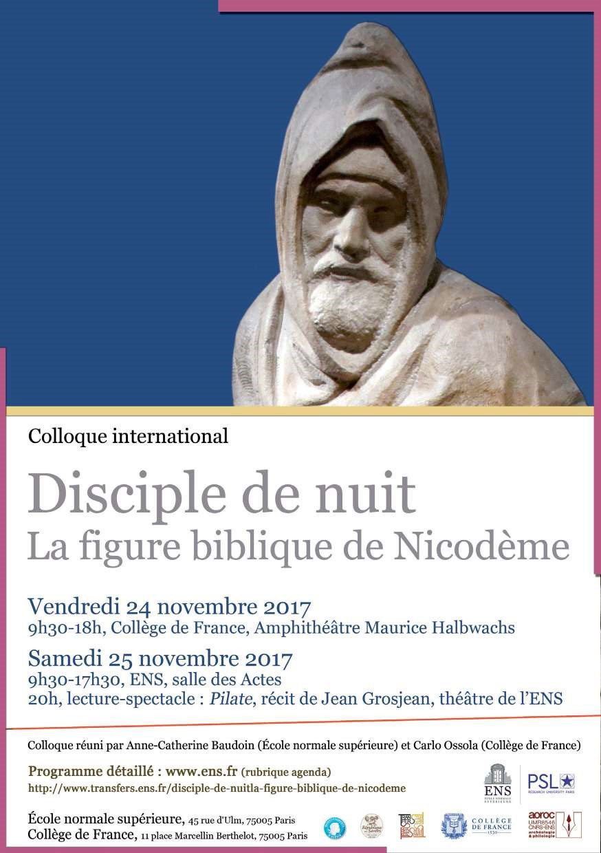 Colloque Disciple de nuit 24-25 novembre 2017