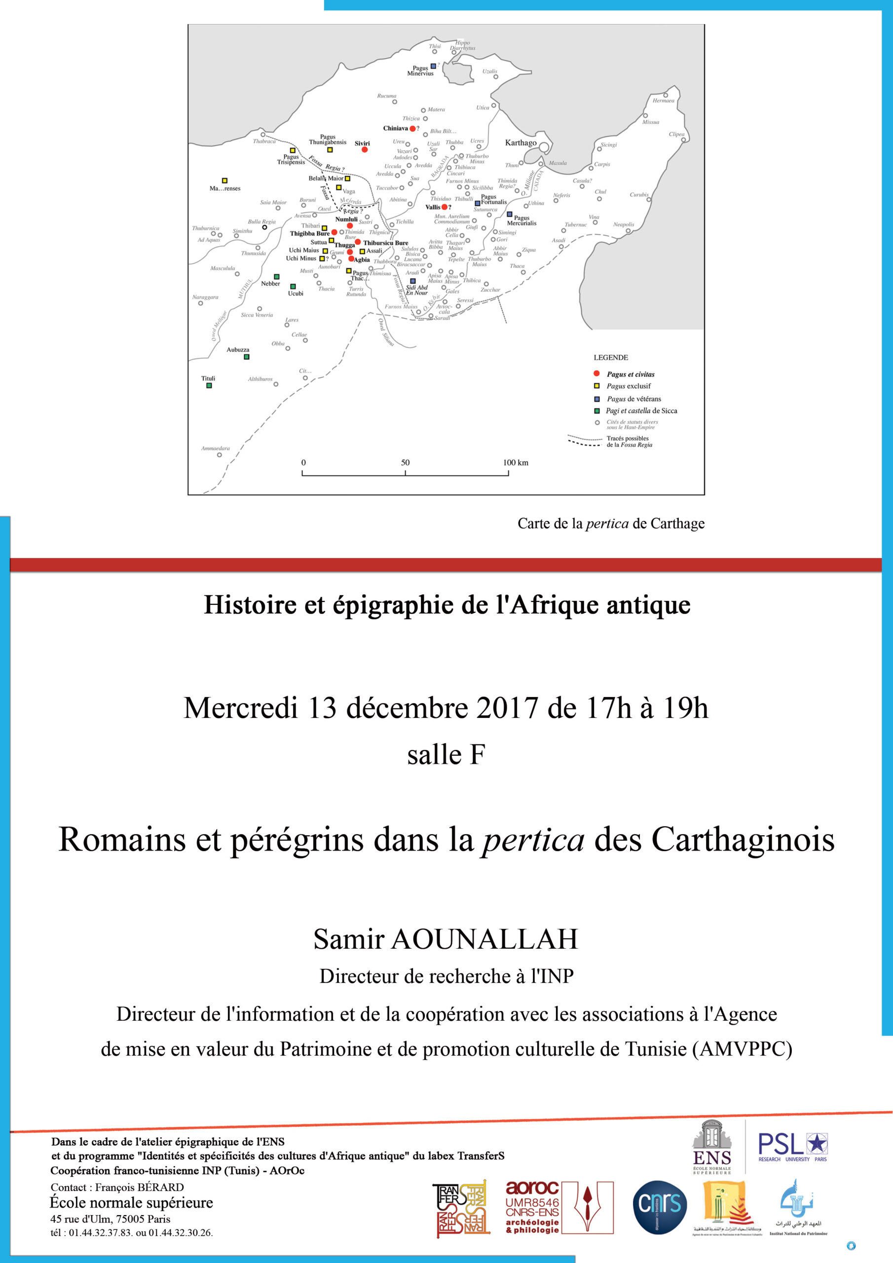 Atelier épigraphique mercredi 13 décembre 2017