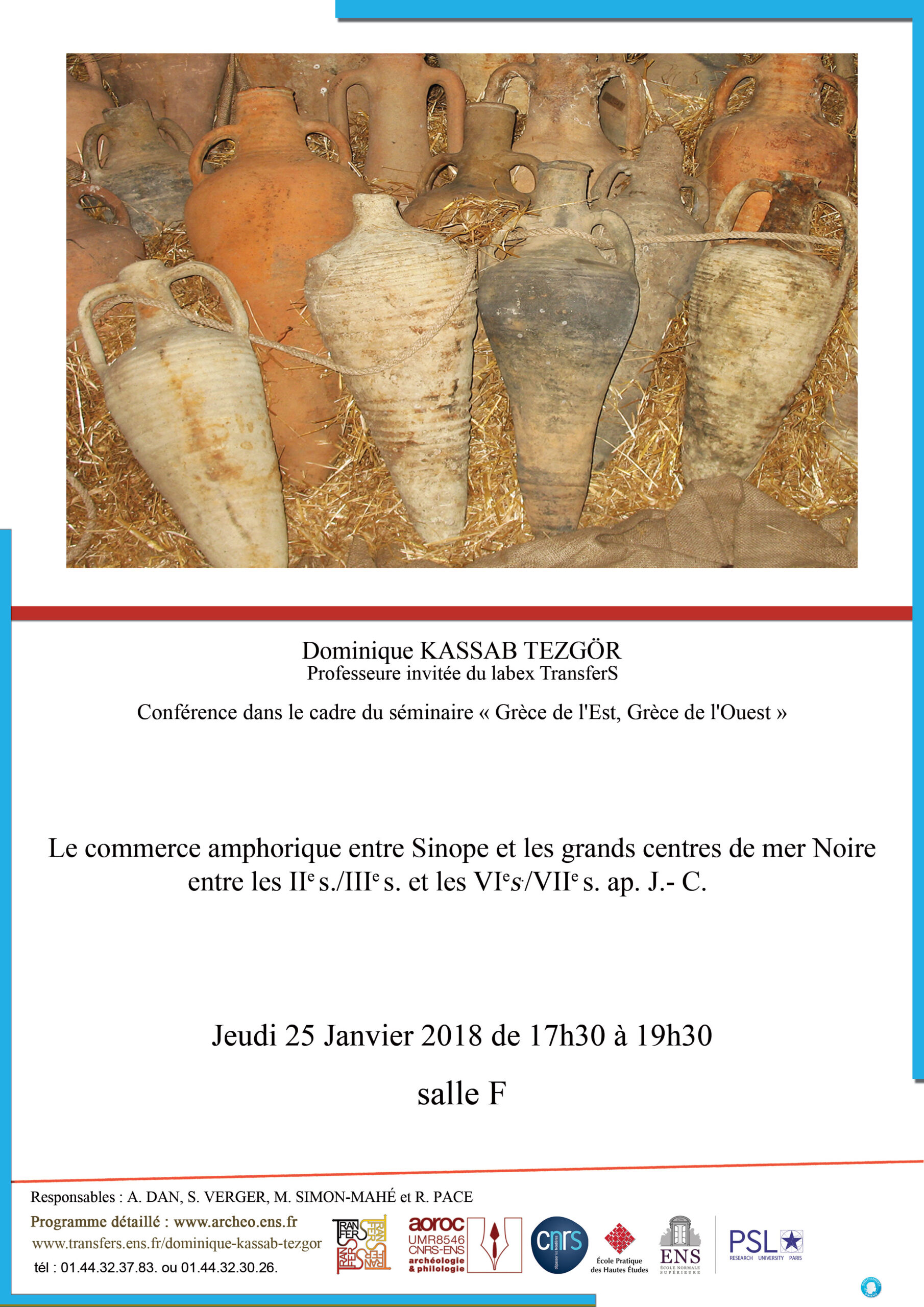 Conférence jeudi 25 janvier 2018