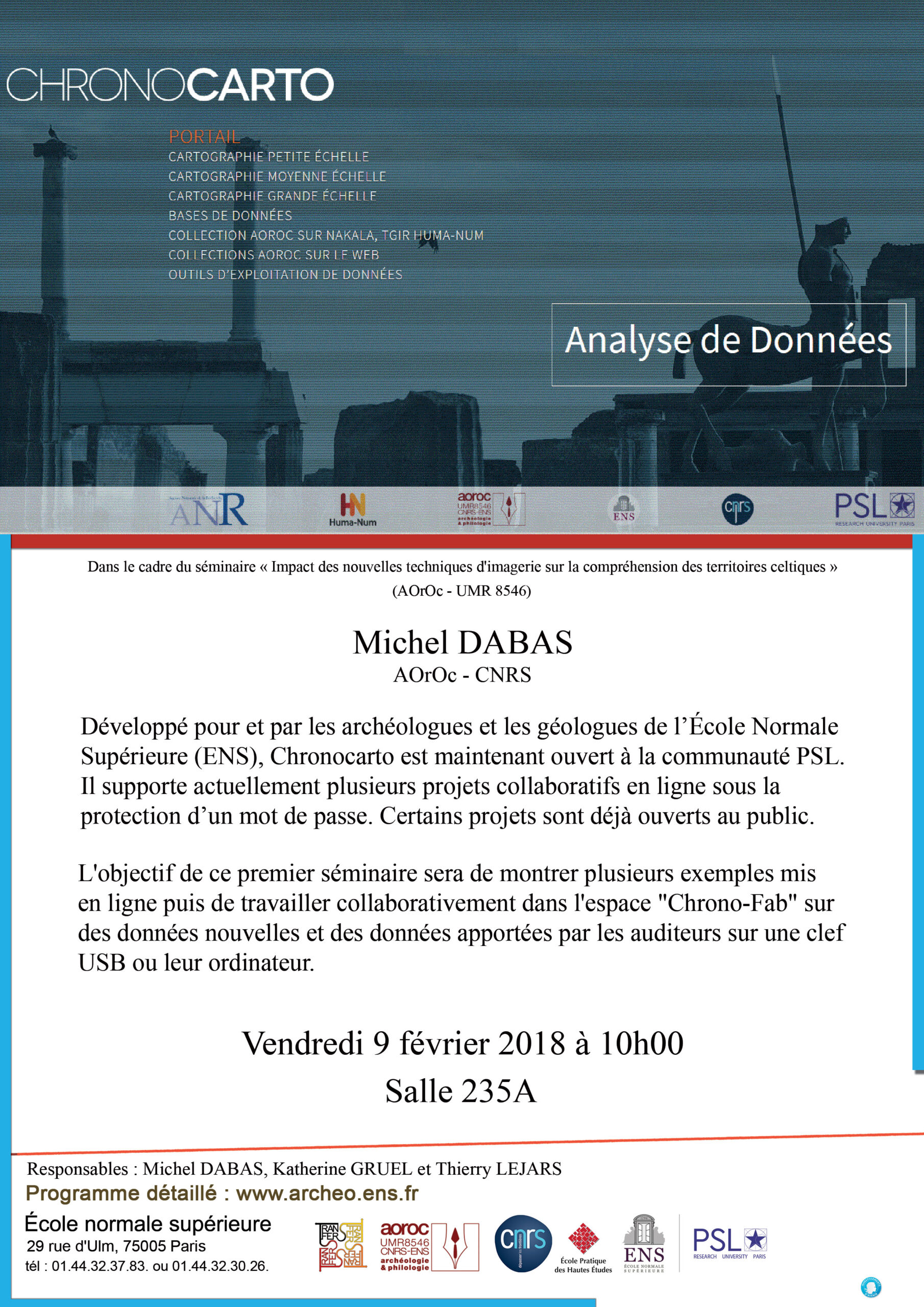 Séminaire Michel DABAS vendredi 9 février 2018