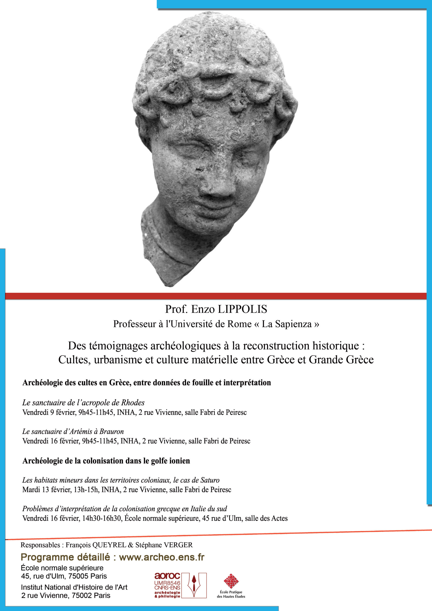 Cycle de conférences E. Lippolis