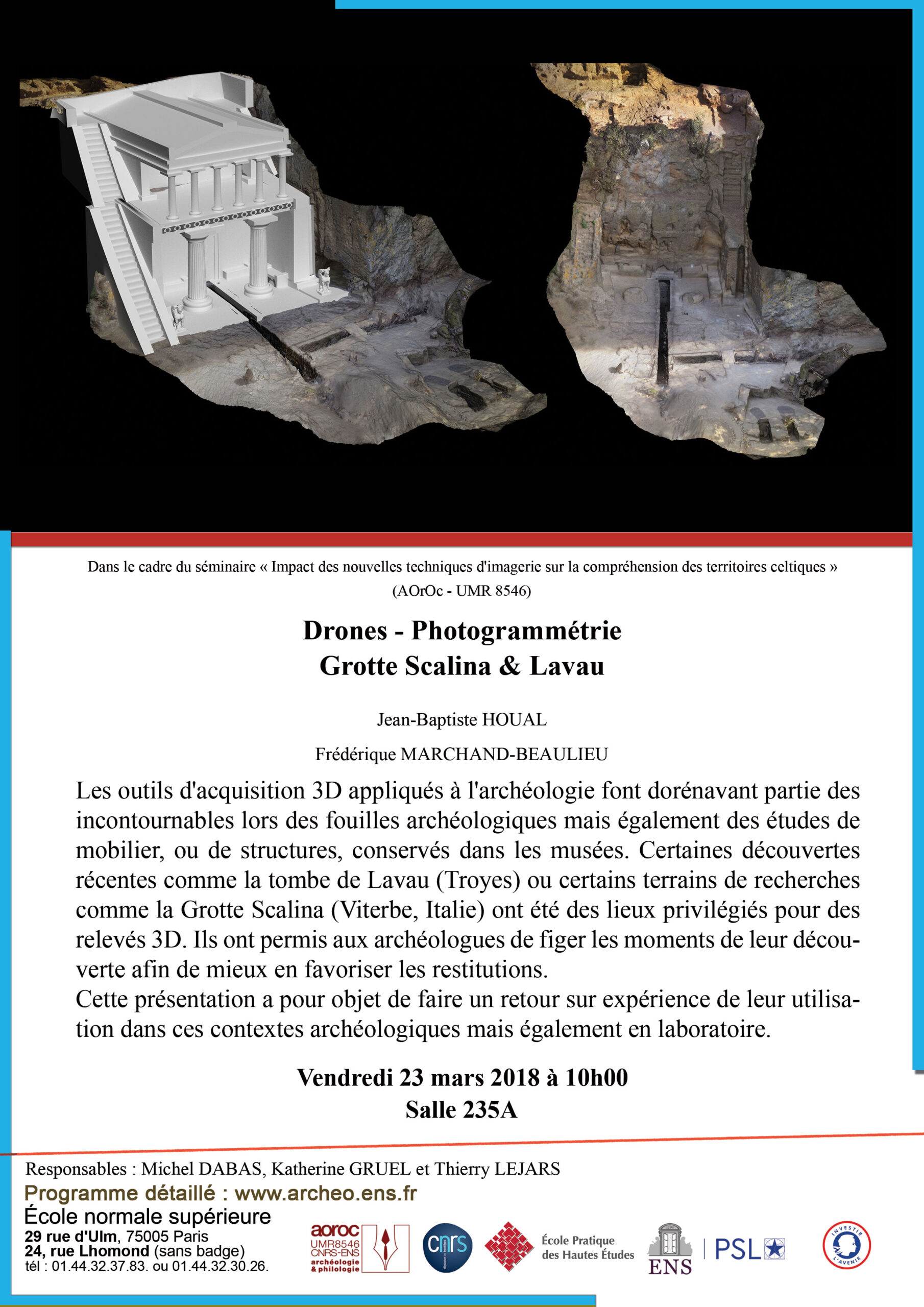 Séminaire de Protohistoire 23 mars 2018