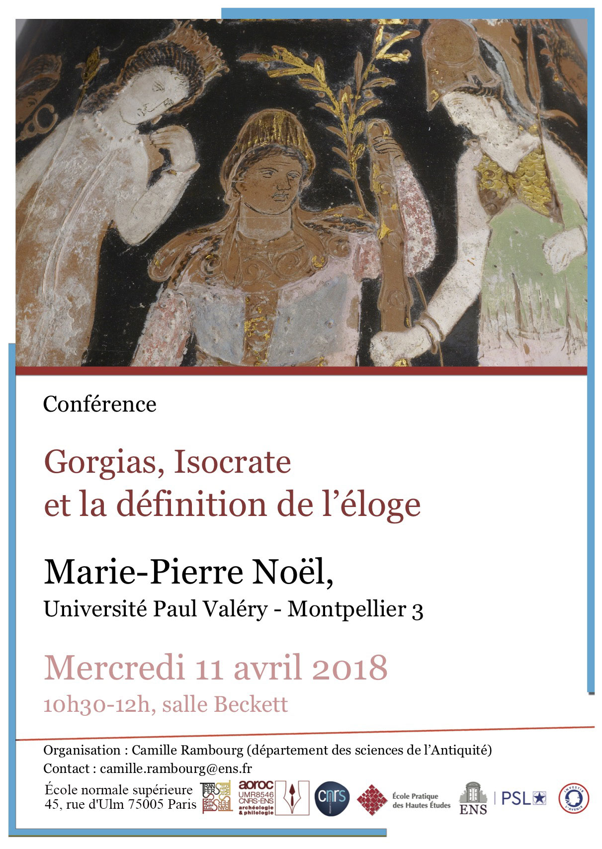 Conférence Marie-Pierre Noël 11 avril 2018