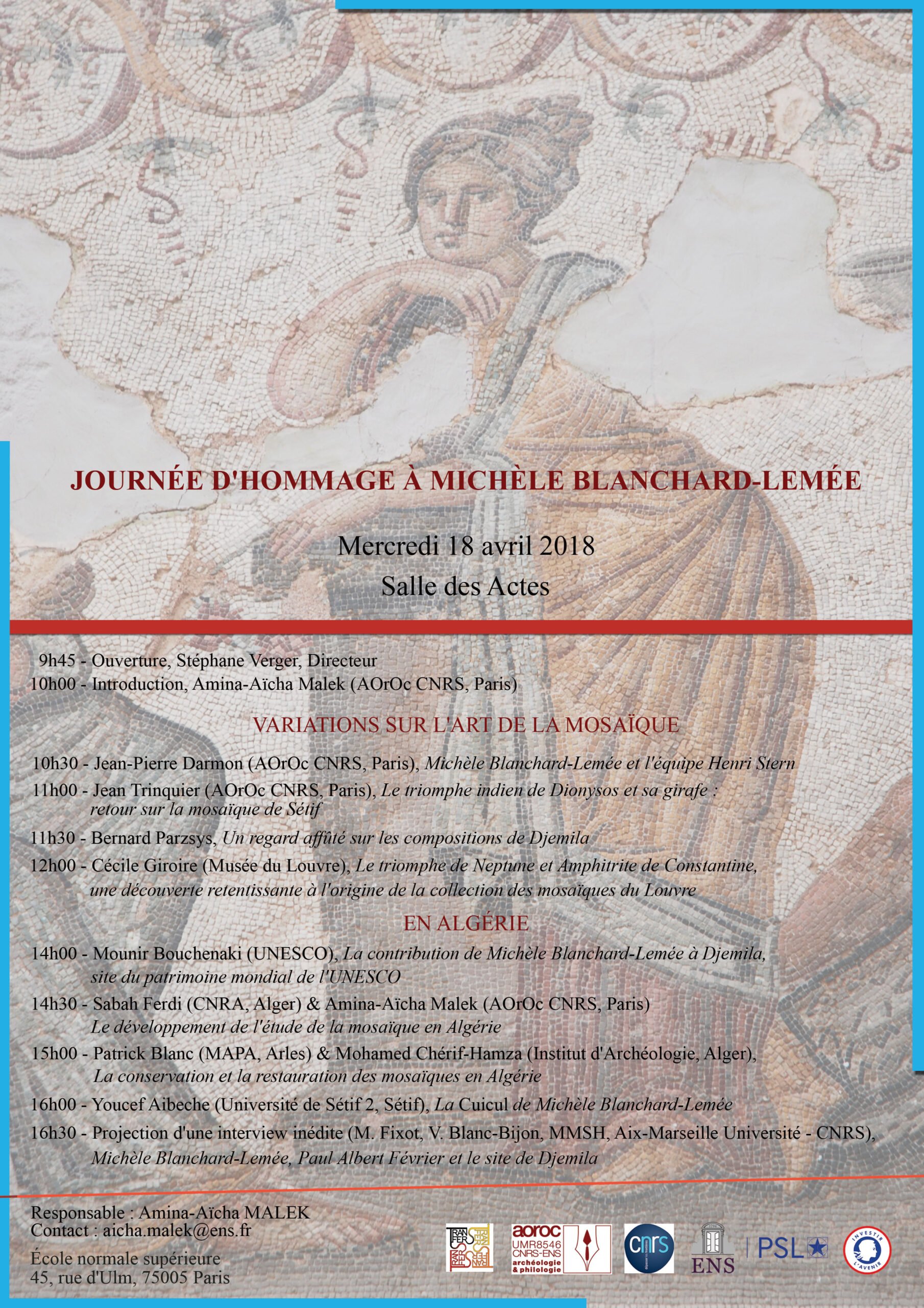 Programme journée hommage Michèle Blanchard-Lemée