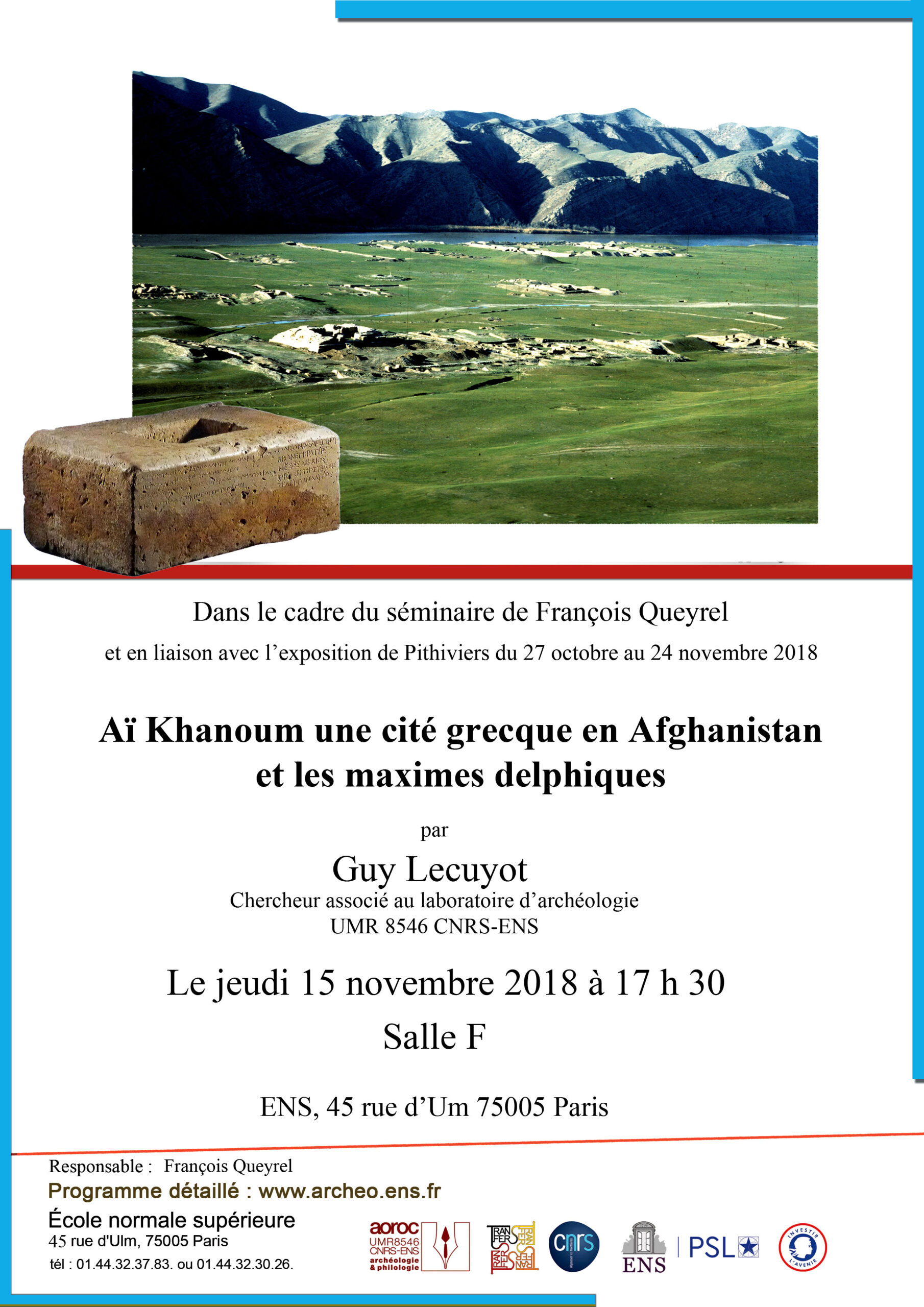 Séminaire 15 novembre 2018