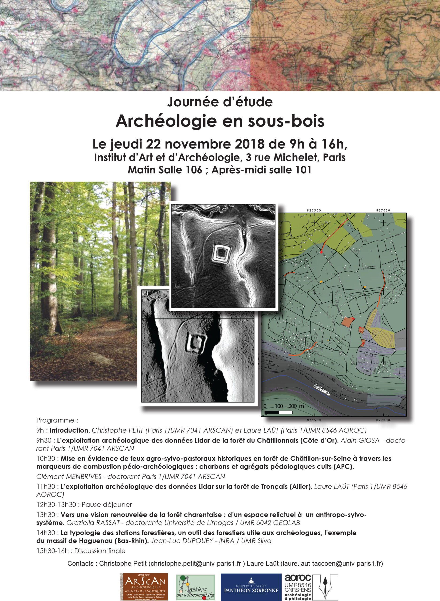 Archéologie en sous-bois 22 novembre 2018