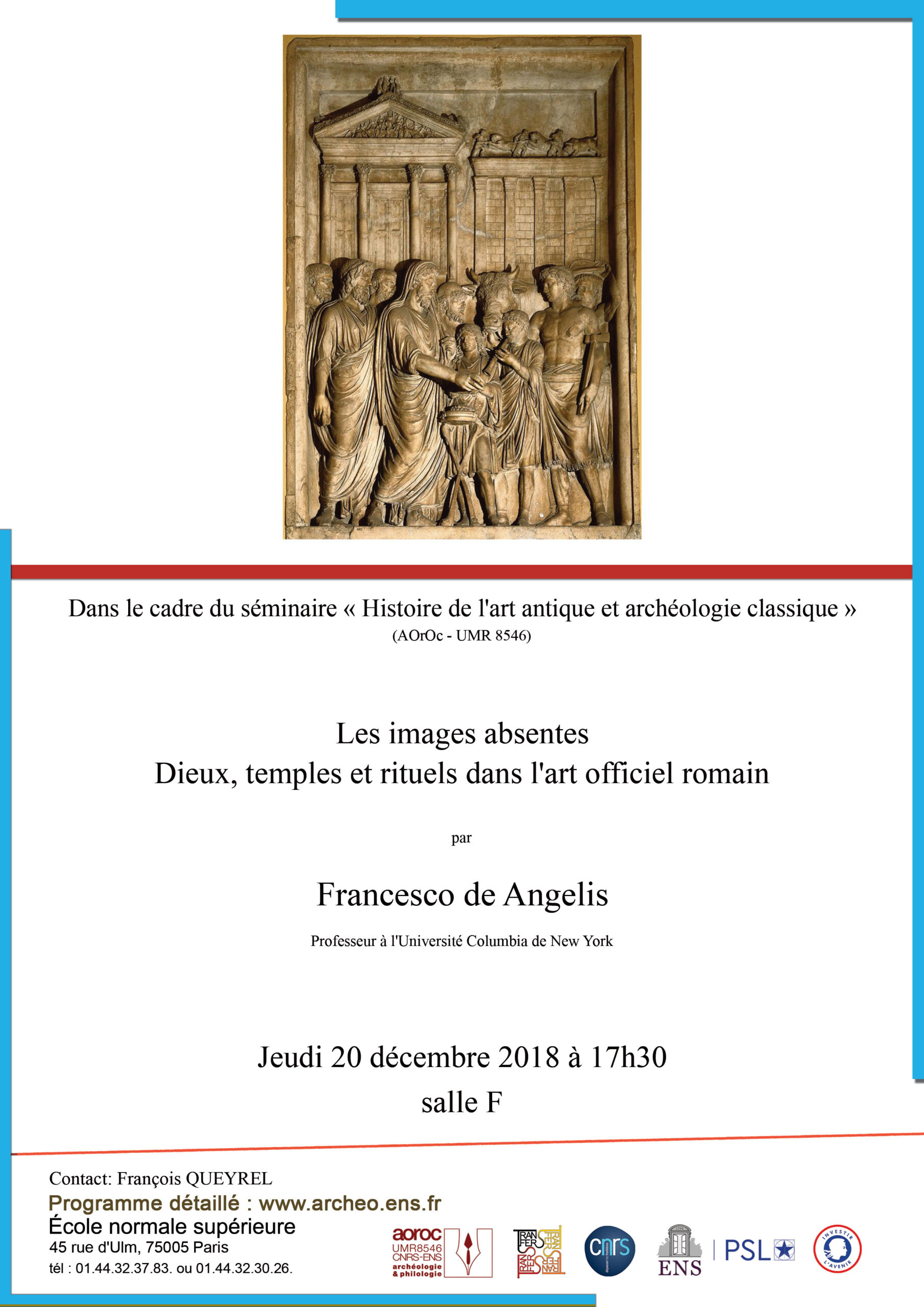 Séminaire jeudi 20 décembre 2018