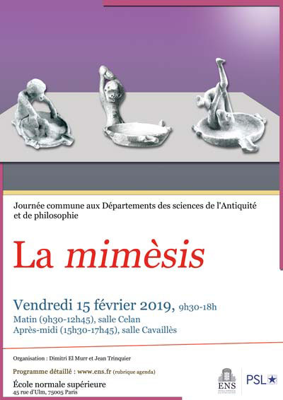 journée La mimèsis vendredi 15 février 2019