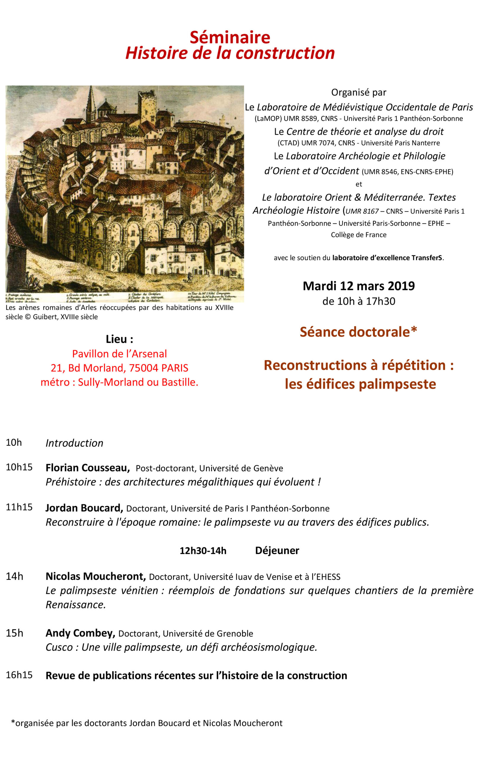 Séance doctorale 12 mars 2019
