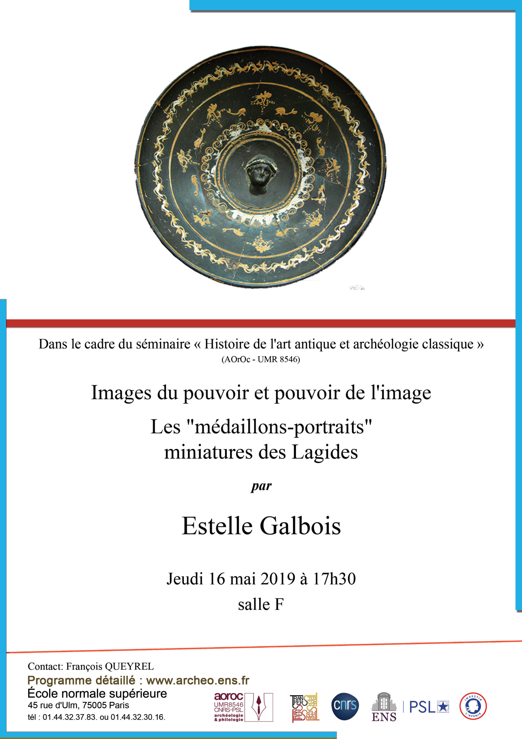 Séminaire histoire de l'art antique 16 mai 2019