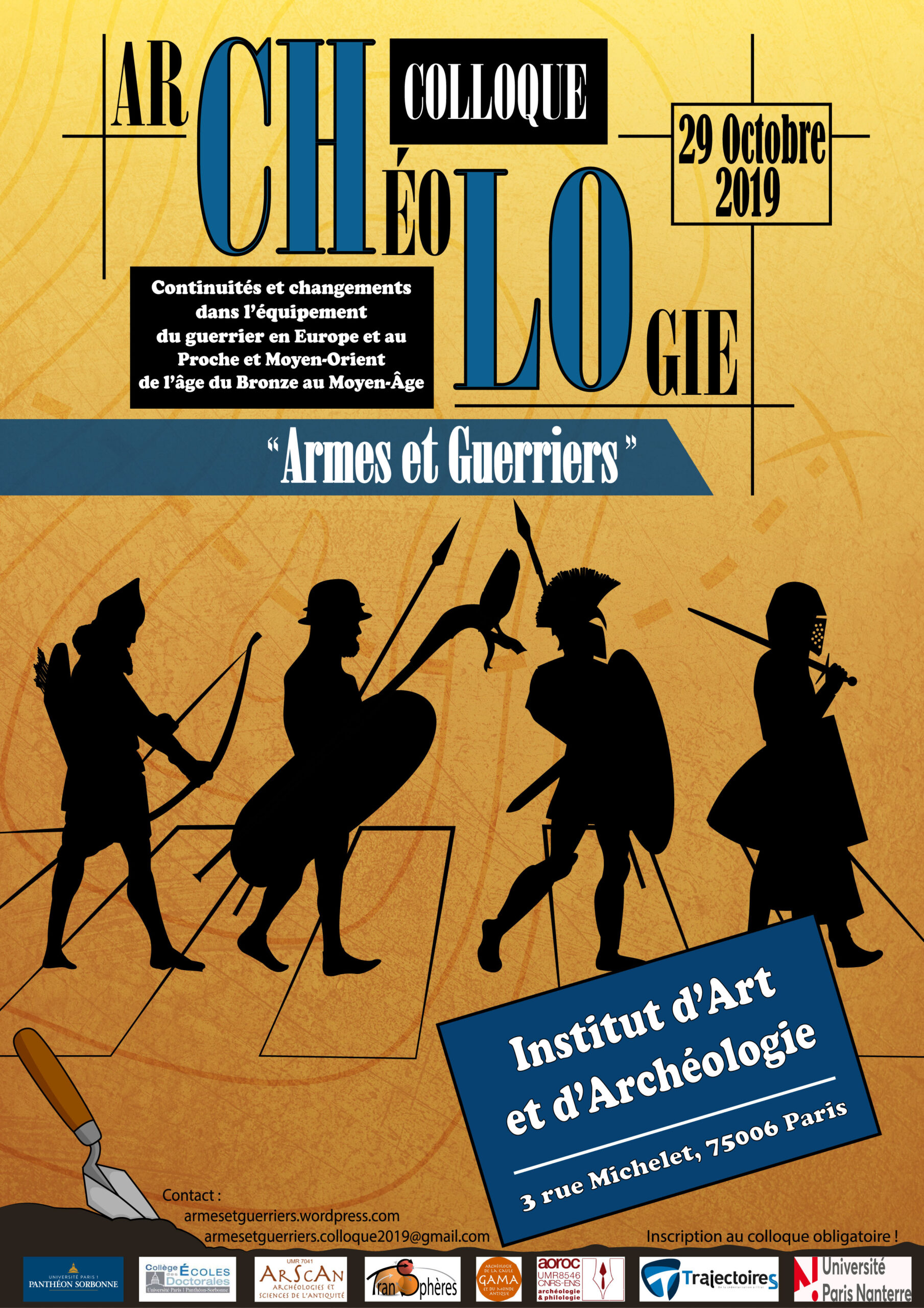 Affiche colloque Armes et Guerriers