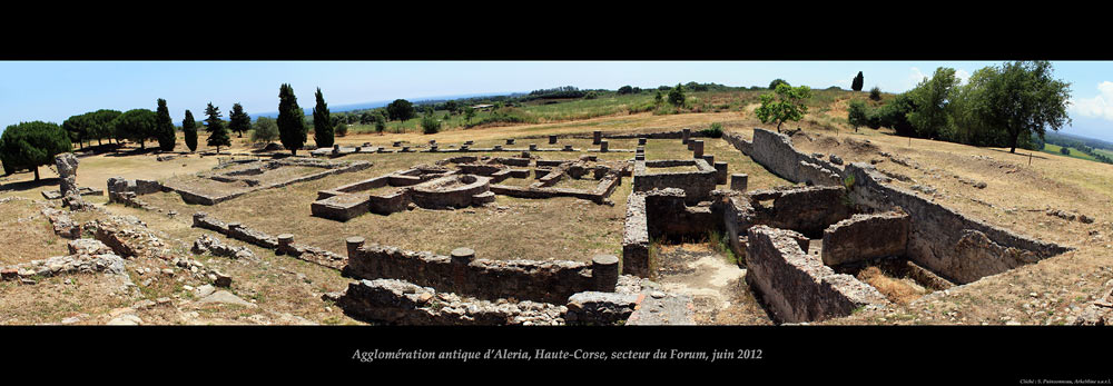 Aléria, le forum©S. Painsonneau, ArkeMine S.a.r.l