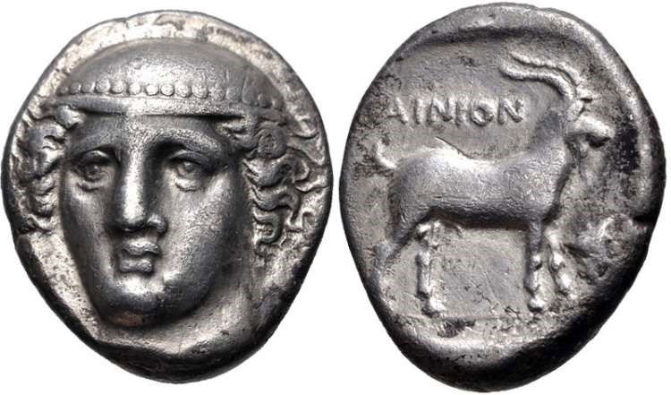 Tétradrachme d’argent, 400-350 BC. 23mm, 14.91 g.