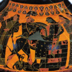 Amphore à panse, Lydos, Berlin, Antikensammlung, F1685, provenance de Vulci, vers -550 à -540