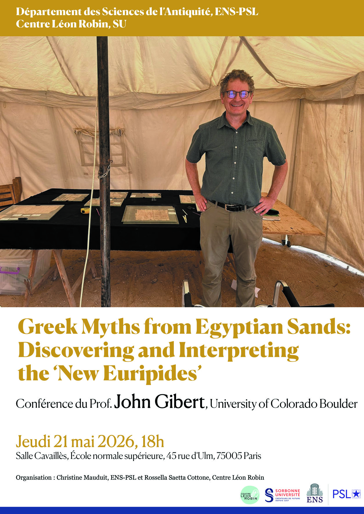 Conférence de John Gibert